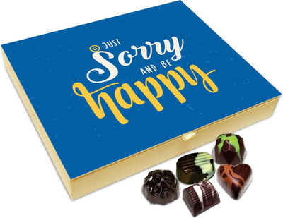 

Chocholik Gift Box - Just Sorry And Be Happy Chocolate Box - 20pc Truffles(240 g)