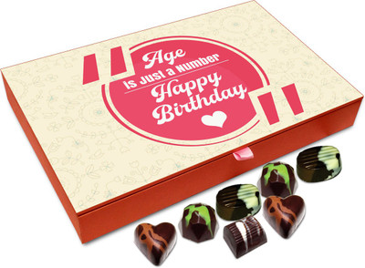 

Chocholik Gift Box - Age Is Just A Number Chocolate Box - 12pc Truffles(144 g)