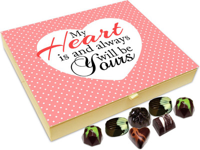 

Chocholik Gift Box - My Heart Will Always Be Yours Chocolate Box - 20pc Truffles(240 g)