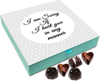 

Chocholik Gift Box - I Am Sorry If I Hurt You Chocolate Box - 9pc Truffles(108 g)