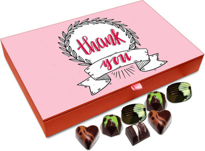 

Chocholik Gift Box - Thank You For Being There For Me Chocolate Box - 12pc Truffles(144 g)