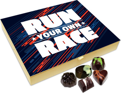 

Chocholik Gift Box - Run Your Own Race Chocolate Box - 20pc Truffles(240 g)