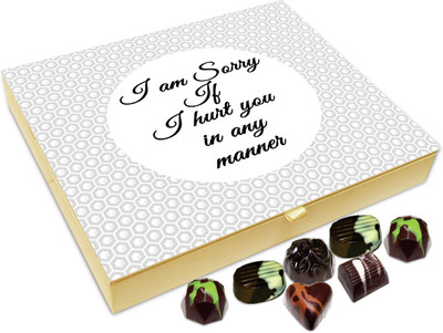 

Chocholik Gift Box - I Am Sorry If I Hurt You Chocolate Box - 20pc Truffles(240 g)