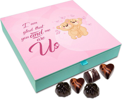 

Chocholik Gift Box - Glad That You And Me Are Us Chocolate Box - 9pc Truffles(108 g)