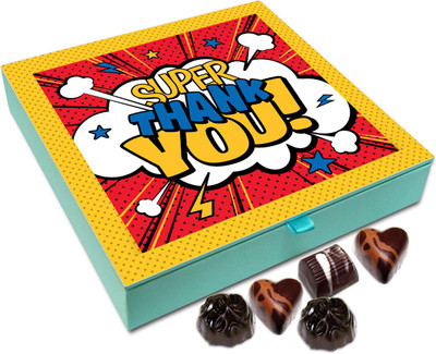 

Chocholik Gift Box - Super Thank You Chocolate Box - 9pc Truffles(108 g)