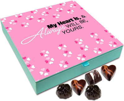 

Chocholik Gift Box - My Heart Is Always Yours Chocolate Box - 9pc Truffles(108 g)