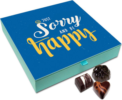 

Chocholik Gift Box - Just Sorry And Be Happy Chocolate Box - 9pc Truffles(108 g)