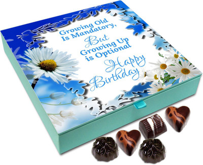 

Chocholik Gift Box - Growing Up Is Optional Chocolate Box - 9pc Truffles(108 g)