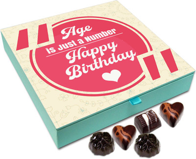 

Chocholik Gift Box - Age Is Just A Number Chocolate Box - 9pc Truffles(108 g)
