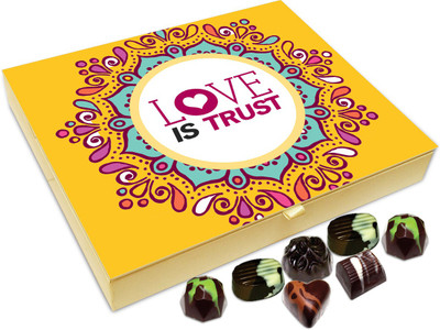 

Chocholik Gift Box - Love Is Trust Chocolate Box - 20pc Truffles(240 g)