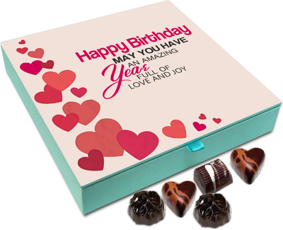 

Chocholik Gift Box - Happy Birthday May You Have Amazing Year Chocolate Box - 9pc Truffles(108 g)