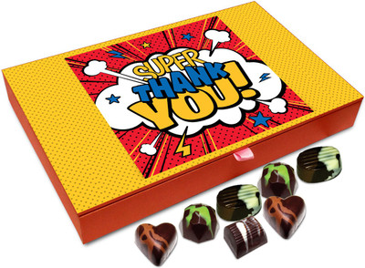 

Chocholik Gift Box - Super Thank You Chocolate Box - 12pc Truffles(144 g)