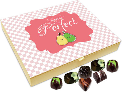 

Chocholik Gift Box - Together We Are Perfect Chocolate Box - 20pc Truffles(240 g)