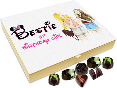 

Chocholik Gift Box - Bestie Of Birthday Girl Chocolate Box - 20pc Truffles(240 g)