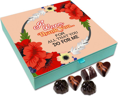 

Chocholik Gift Box - A Warm Thank You Chocolate Box - 9pc Truffles(108 g)