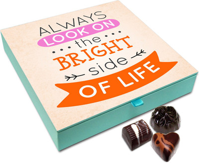 

Chocholik Gift Box - Always Look On The Bright Side Of Life Chocolate Box - 9pc Truffles(108 g)