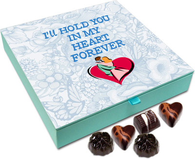 

Chocholik Gift Box - I'll Hold You In MY Heart Forever Chocolate Box - 9pc Truffles(108 g)