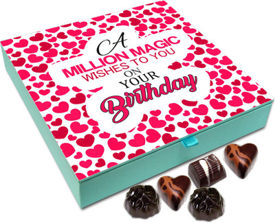 

Chocholik Gift Box - Million Magic Wishes On Your Birthday Chocolate Box - 9pc Truffles(108 g)