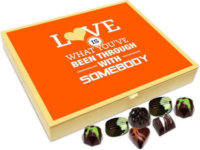 

Chocholik Gift Box - Love Is What You've Been Through With Somebody Chocolate Box - 20pc Truffles(240 g)