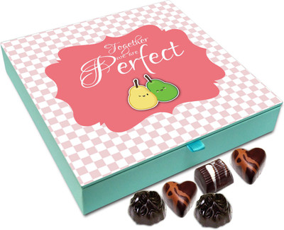 

Chocholik Gift Box - Together We Are Perfect Chocolate Box - 9pc Truffles(108 g)