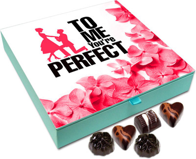 

Chocholik Gift Box - To Me You are Perfect Chocolate Box - 9pc Truffles(108 g)
