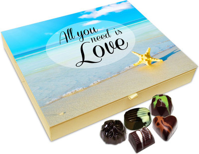 

Chocholik Gift Box - All You Need Is Love Chocolate Box - 20pc Truffles(240 g)