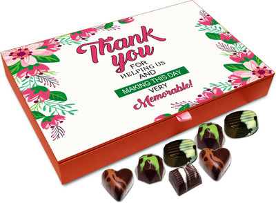 

Chocholik Gift Box - Thank You For Helping Us Chocolate Box - 12pc Truffles(144 g)