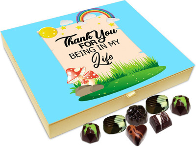 

Chocholik Gift Box - Thanks For Being There In My Life Chocolate Box - 20pc Truffles(240 g)