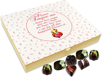 

Chocholik Gift Box - Please Forgive Me Chocolate Box - 20pc Truffles(240 g)