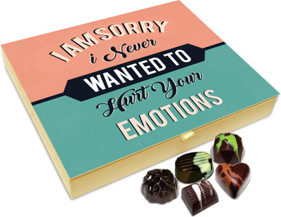

Chocholik Gift Box - I Am Sorry For Hurting Your Feelings Chocolate Box - 20pc Truffles(240 g)