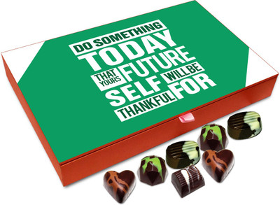 

Chocholik Gift Box - Do Something Today Chocolate Box - 12pc Truffles(144 g)