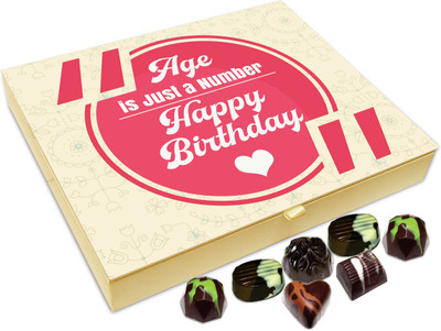 

Chocholik Gift Box - Age Is Just A Number Chocolate Box - 20pc Truffles(240 g)