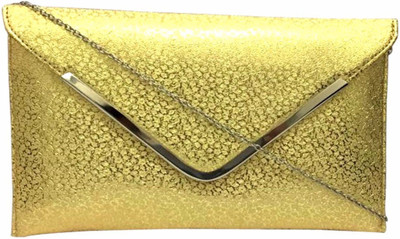 

FashionCops Party Gold Clutch