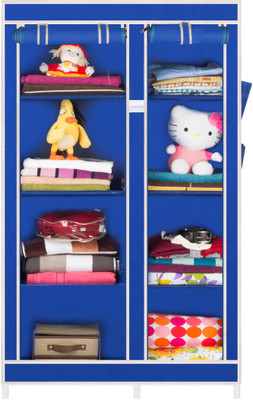 

CbeeSo Carbon Steel Collapsible Wardrobe(Finish Color - Royal Blue)