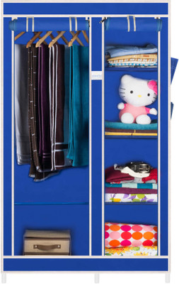

CbeeSo Carbon Steel Collapsible Wardrobe(Finish Color - Royal Blue)