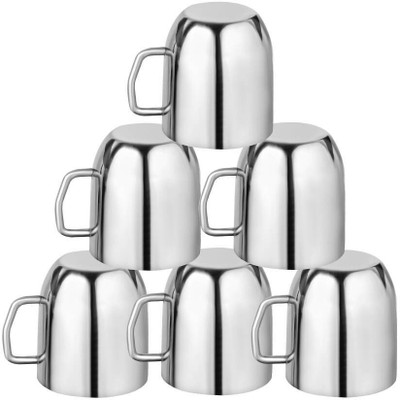

Saanvi Creations Stainless Steel(Silver, Pack of 6)
