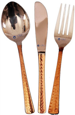 

Crockery Wala And Company Copper, Stainless Steel Cutlery Set(Pack of 3)