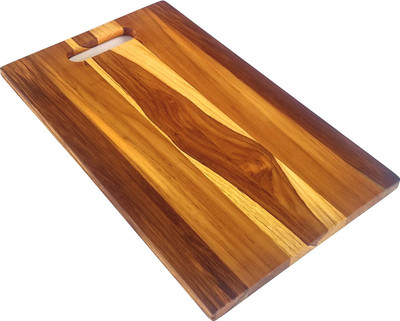 

Oxford Teak Wooden Cutting Board(Brown Pack of 1)