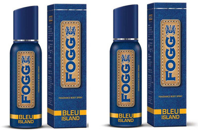 

Fogg BLEU ISLAND FRAGRANCE Body Spray - For Men(120 ml, Pack of 2)