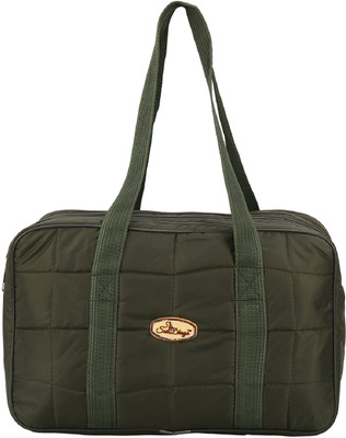 

SuiDhaga PU Green 4 Chains Sober Travelling Bag For Women/Men Travel Duffel Bag(Green)