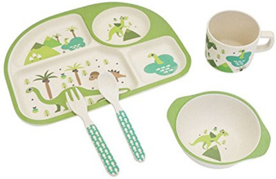 

LuvLap Luvlap bamboo green dining set - bamboo(Green)