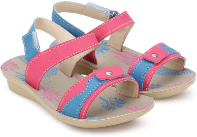 

Footfun by Liberty Boys & Girls Slip-on Strappy Sandals(Pink
