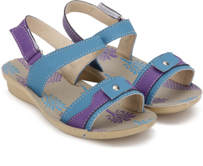 

Footfun by Liberty Boys Velcro Strappy Sandals(Blue