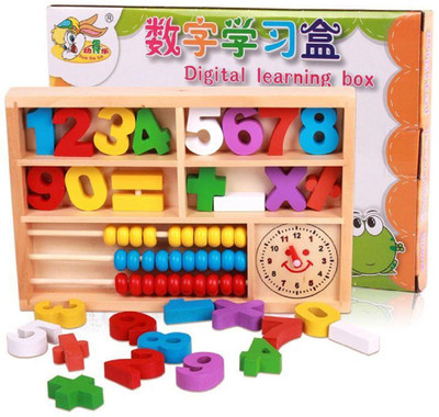 

Montez Digital Learning Box Educational Wooden Toy(Multicolor)