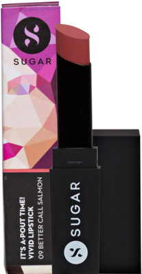 

Sugar IT'S A-POUT TIME! VIVID LIPSTICK - 09 Better Call Salmon(Peach Pink, 3.5 g)
