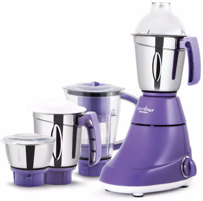 

Greenchef Mercury Plus 750 W Juicer Mixer Grinder(Lavender, 4 Jars)