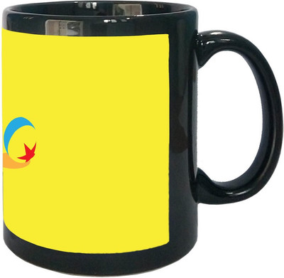 

Arkist beach ball wallpaper Black Ceramic Mug(340 ml), Multicolor
