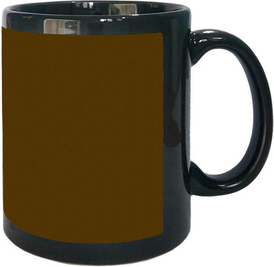 

Arkist pixel art pattern brown wallpaper Black Ceramic Mug(340 ml), Multicolor