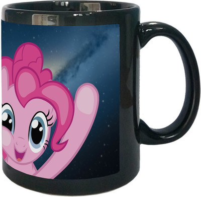 

Arkist pinkie pie 2 wallpaper Black Ceramic Mug(340 ml), Multicolor