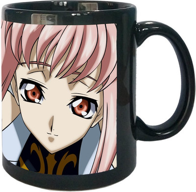 

Arkist anime sad eyes wallpaper Black Ceramic Mug(340 ml), Multicolor